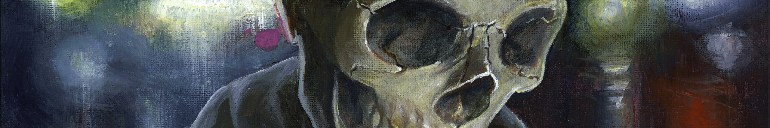 Doomscroll painting by Niel Bushnell