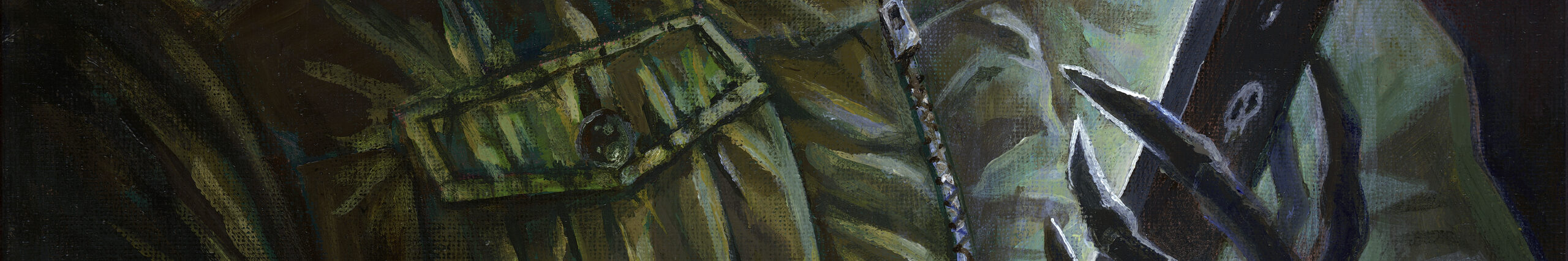 Doomscroll painting by Niel Bushnell