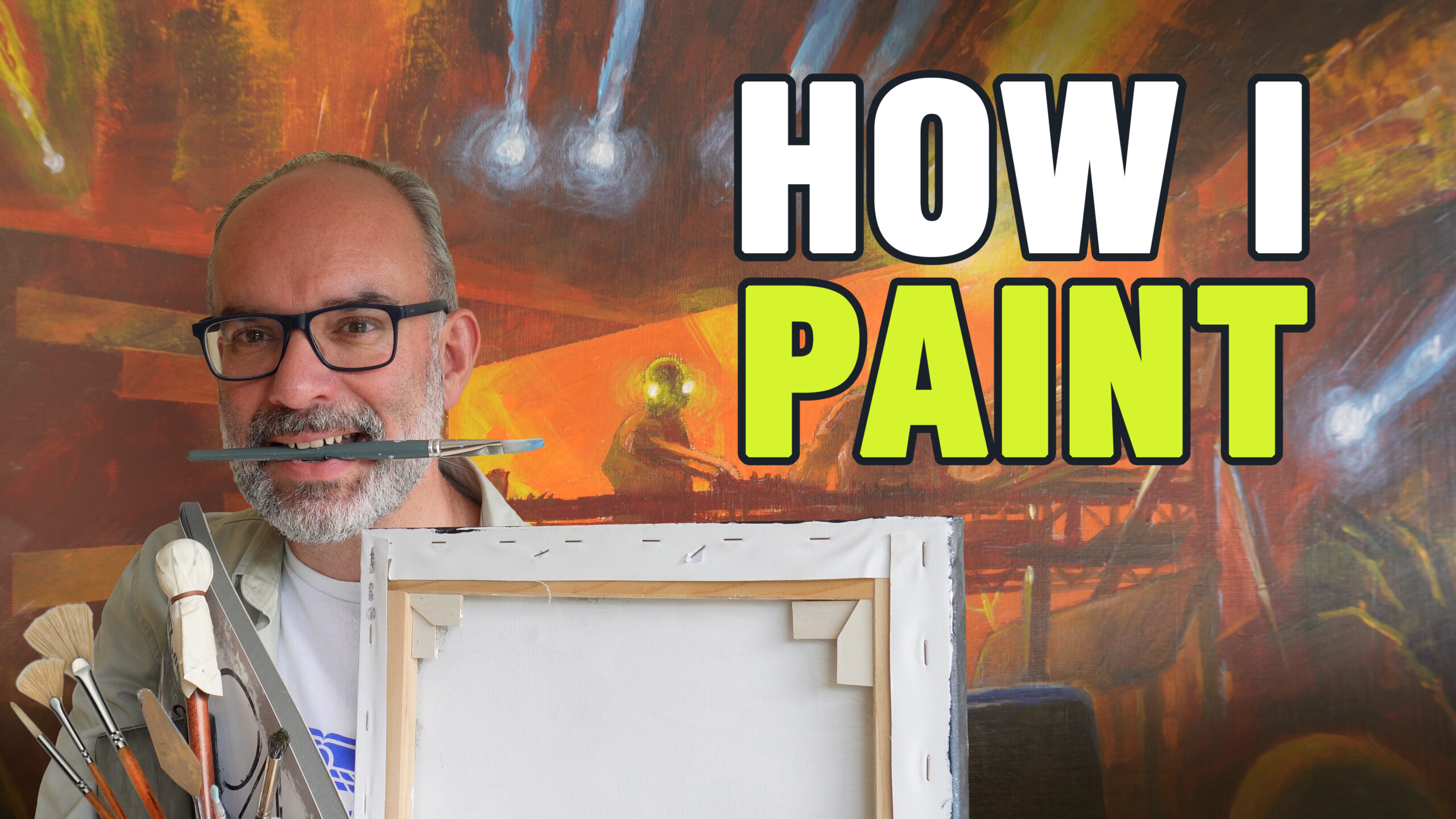 NEW VIDEO: My Painting Process – from pencil sketch to final painting
